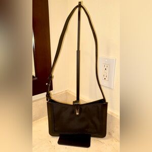 Brighton Classic Black Nylon Mini Envelope Shoulder Bag